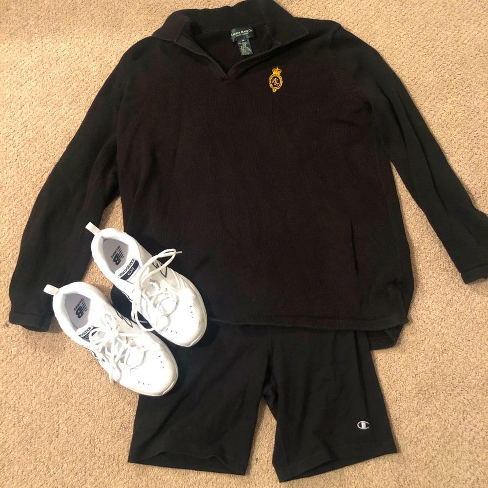 VINTAGE Ralph Lauren oversized collared sweater